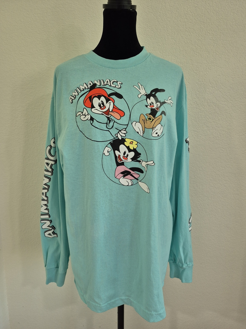 Teal Long-Sleeve Graphic Tee